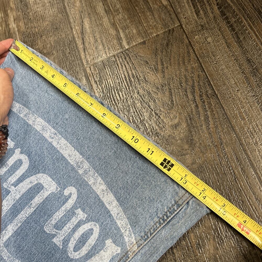 Von Dutch Jeans Wide Leg Logo Size 26 Y2K Extra Baggy - Picture 9 of 9